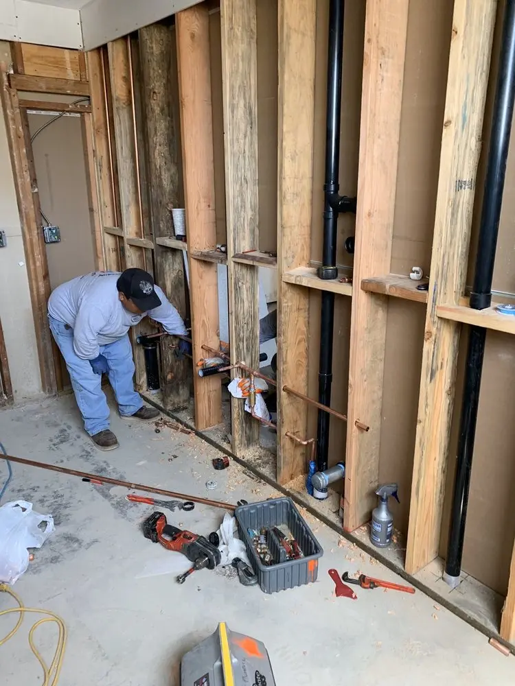 Commercial rough-in plumbing for Gas Line Repair in Arbor Ridge